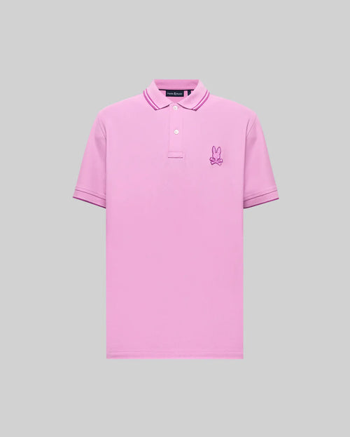 PSYCHO BUNNY CAMISETA TIPO POLO HOMBRE ROSADO