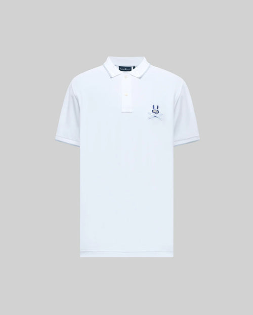 PSYCHO BUNNY CAMISETA TIPO POLO HOMBRE BLANCO