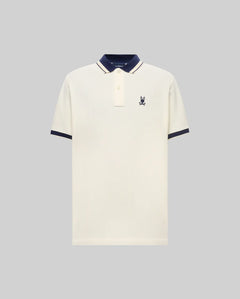 PSYCHO BUNNY CAMISETA TIPO POLO HOMBRE BLANCO