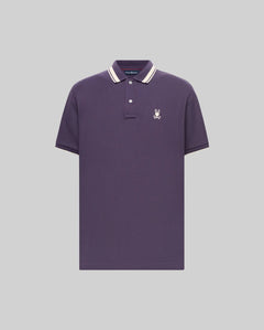 PSYCHO BUNNY CAMISETA TIPO POLO HOMBRE MORADO