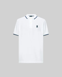 PSYCHO BUNNY CAMISETA TIPO POLO HOMBRE BLANCO