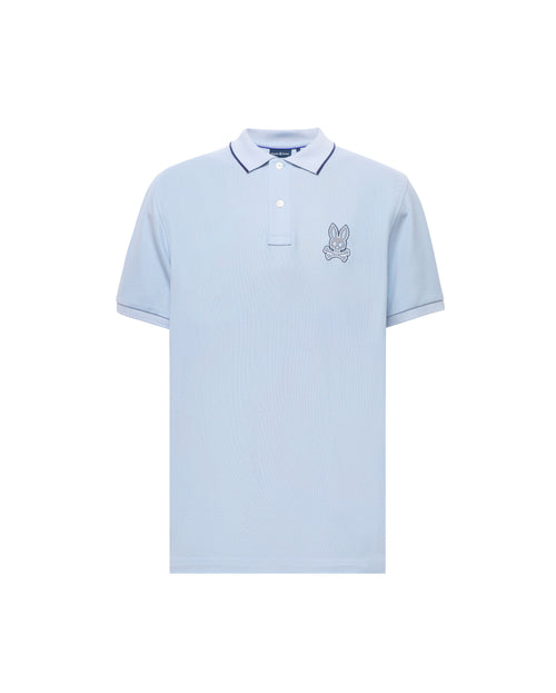 PSYCHO BUNNY CAMISETA TIPO POLO HOMBRE AZUL