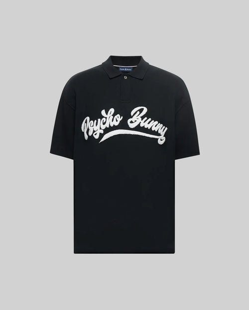 PSYCHO BUNNY CAMISETA TIPO POLO HOMBRE NEGRO