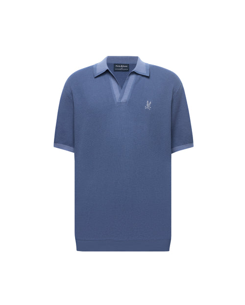 PSYCHO BUNNY CAMISETA TIPO POLO HOMBRE AZUL