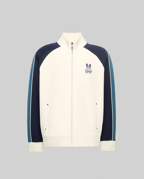 PSYCHO BUNNY CHAQUETA CAZADORA CON BLOQUE DE COLOR CASPIAN PARA CABALLERO HOMBRE BEIGE MT0500129250