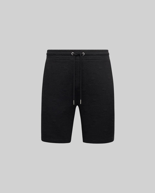 PSYCHO BUNNY BERMUDA DEPORTIVO JACQUARD DUSTIN PARA CABALLERO HOMBRE NEGRO MB0900052001