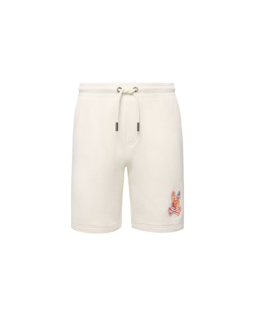 PSYCHO BUNNY BERMUDA DEPORTIVO CON LOGO BORDADO PIXELADO OLIVIER PARA NIÑO NIÑO BEIGE KB0900023250