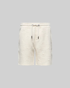 PSYCHO BUNNY BERMUDA DEPORTIVO JACQUARD DUSTIN PARA NIÑO NIÑO BEIGE KB0900022250