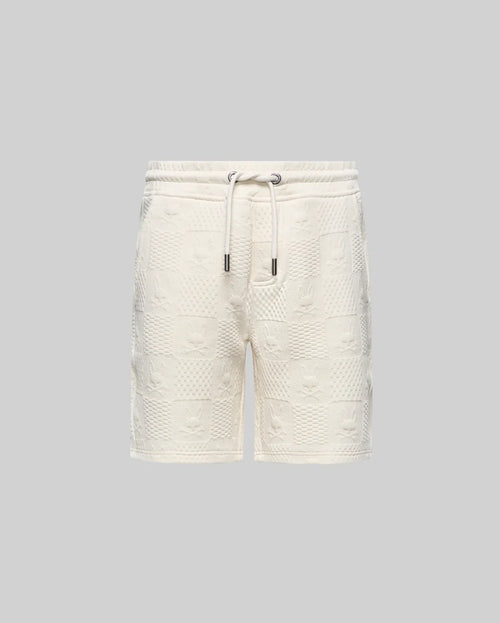 PSYCHO BUNNY BERMUDA DEPORTIVO JACQUARD DUSTIN PARA NIÑO NIÑO BEIGE KB0900022250