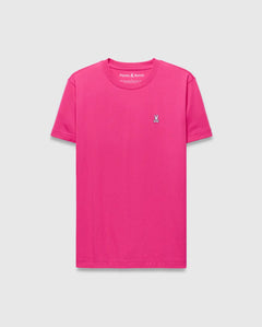 T-SHIRT PSYCHO BUNNY PARA HOMBRE COLOR ROSADO B6U014F200665