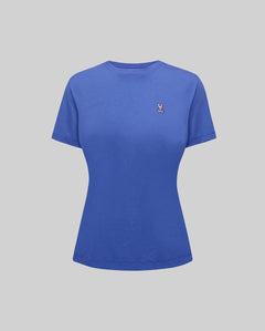 T-SHIRT PSYCHO BUNNY PARA DAMA COLOR AZUL WT0200005426
