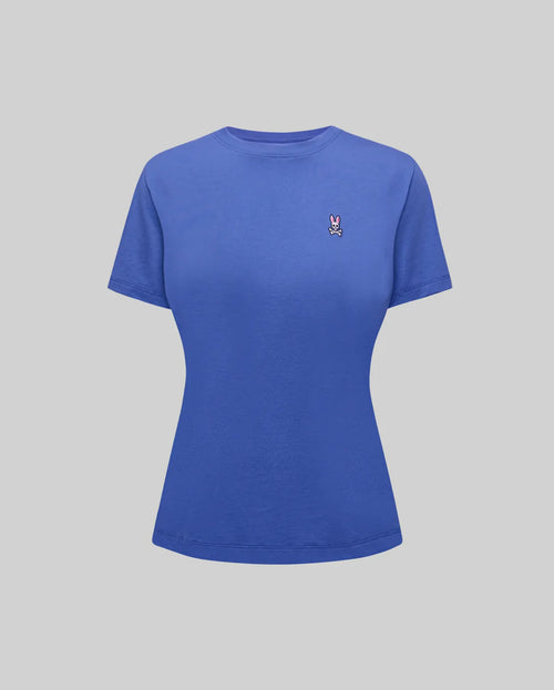 T-SHIRT PSYCHO BUNNY PARA DAMA COLOR AZUL WT0200005426