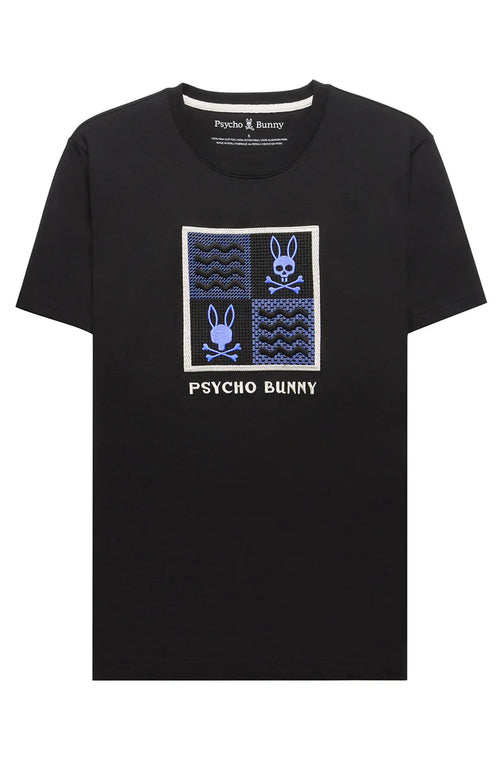 T-SHIRT PSYCHO BUNNY PARA HOMBRE COLOR NEGRO MT0200277001