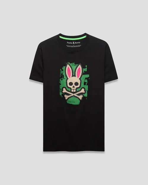 T-SHIRT PSYCHO BUNNY PARA HOMBRE COLOR NEGRO MT0200306001