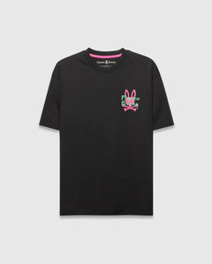 T-SHIRT PSYCHO BUNNY PARA HOMBRE COLOR NEGRO MT0200311002
