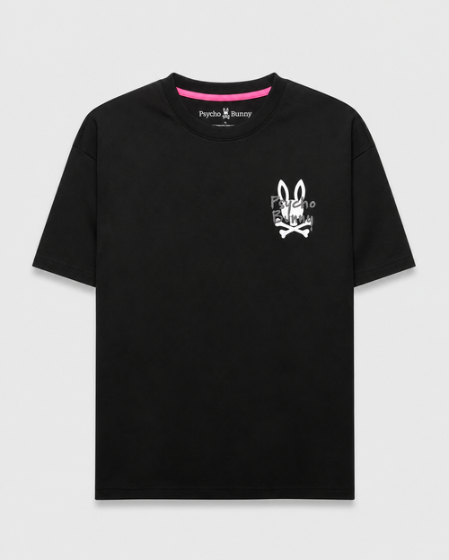 T-SHIRT PSYCHO BUNNY PARA HOMBRE COLOR NEGRO MT0200311002