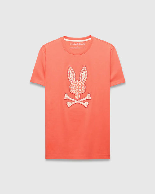 T-SHIRT PSYCHO BUNNY PARA HOMBRE COLOR NARANJA MT0200274660