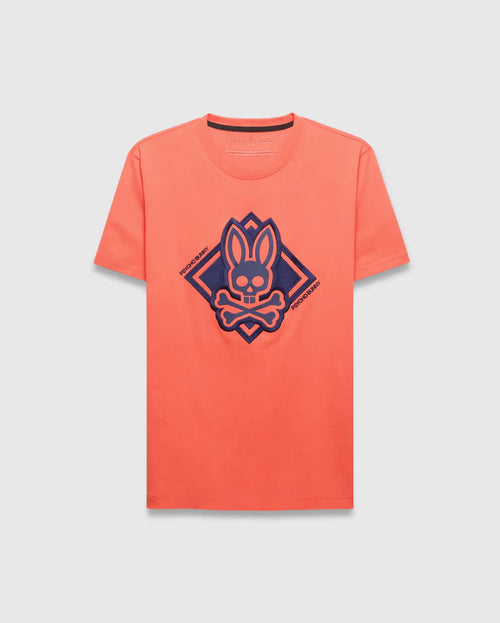 T-SHIRT PSYCHO BUNNY PARA HOMBRE COLOR NARANJA MT0200288660