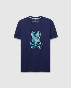 T-SHIRT PSYCHO BUNNY PARA HOMBRE COLOR AZUL MT0200290402