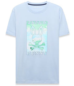 T-SHIRT PSYCHO BUNNY PARA HOMBRE COLOR AZUL MT0200314429