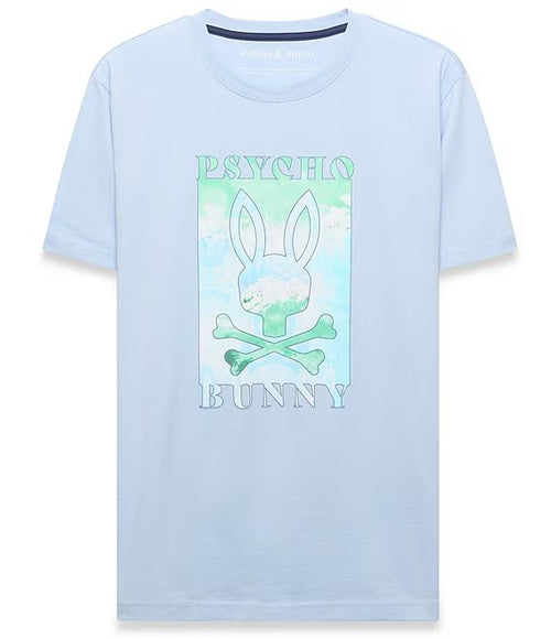 T-SHIRT PSYCHO BUNNY PARA HOMBRE COLOR AZUL MT0200314429