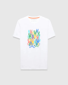 T-SHIRT PSYCHO BUNNY PARA HOMBRE COLOR BLANCO MT0200285100