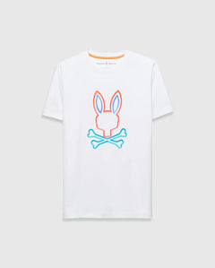 T-SHIRT PSYCHO BUNNY PARA HOMBRE COLOR BLANCO MT0200303100