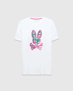 T-SHIRT PSYCHO BUNNY PARA HOMBRE COLOR BLANCO MT0200307100