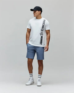 PSYCHO BUNNY CAMISETA TOBY CON LOGO EN TEXTO PARA CABALLERO HOMBRE BLANCO MT0200221100