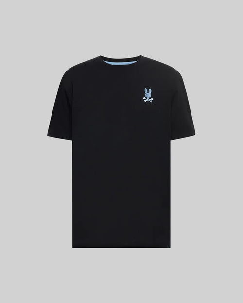 PSYCHO BUNNY CAMISETA DOBLE ESTAMPADO AIDEN PARA CABALLERO HOMBRE NEGRO MT0200224001