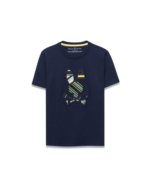 CAMISETA PSYCHO BUNNY PARA NIÑO COLOR AZUL