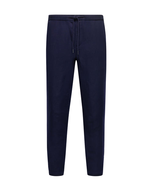 PSYCHO BUNNY PANTALÓN DE MEZCLA DE LINO CON CORDÓN FATE PARA CABALLERO HOMBRE AZUL B6P471C200423