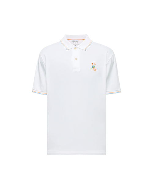 PSYCHO BUNNY POLO ARA PARA CABALLERO HOMBRE BLANCO MT0100118100