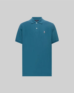 PSYCHO BUNNY POLO CLÁSICO PARA CABALLERO HOMBRE AZUL B6K001F200406