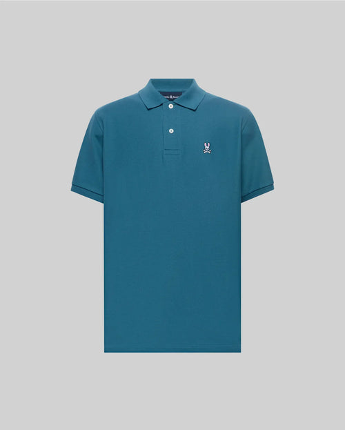 PSYCHO BUNNY POLO CLÁSICO PARA CABALLERO HOMBRE AZUL B6K001F200406