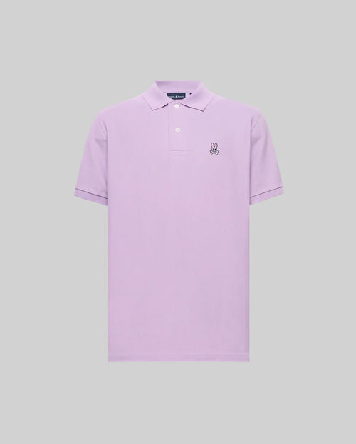 PSYCHO BUNNY POLO CLÁSICO PARA CABALLERO HOMBRE LILA B6K001F200507