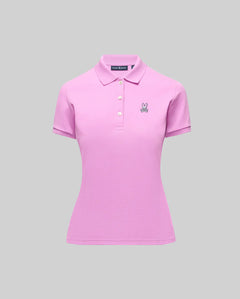 PSYCHO BUNNY POLO CLÁSICO PARA DAMA DAMA ROSADO WT0100003508