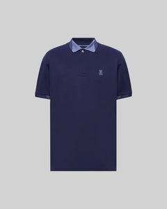 PSYCHO BUNNY POLO DEPORTIVO ONYX PARA CABALLERO HOMBRE AZUL MT0100117402