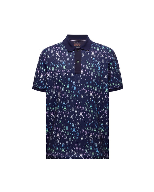 PSYCHO BUNNY POLO DEPORTIVO NEV PARA CABALLERO HOMBRE AZUL MT0100133402
