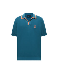 PSYCHO BUNNY POLO CUELLO JOHNNY NOHR PARA CABALLERO HOMBRE AZUL MT0100156406