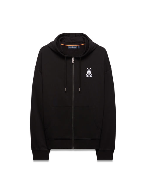 SUDADERA PSYCHO BUNNY PARA CABALLERO COLOR NEGRO