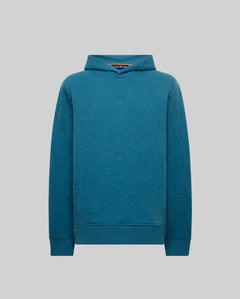 PSYCHO BUNNY SUDADERA CON CAPUCHA JACQUARD DUSTIN PARA CABALLERO HOMBRE AZUL MT0500143406