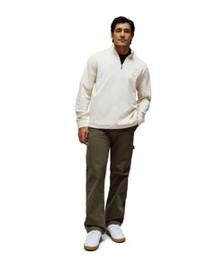 PSYCHO BUNNY SUDADERA CON 1/4 DE CREMALLERA NEV PARA CABALLERO HOMBRE BEIGE MT0500119250