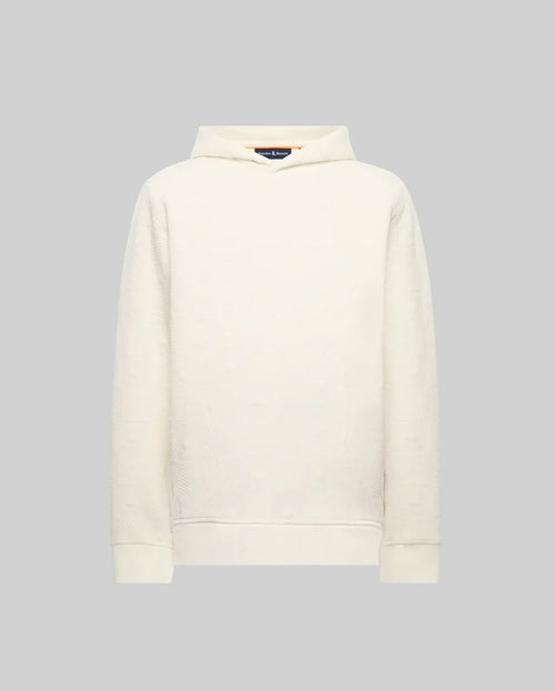 PSYCHO BUNNY SUDADERA CON CAPUCHA JACQUARD DUSTIN PARA CABALLERO HOMBRE BEIGE MT0500143250