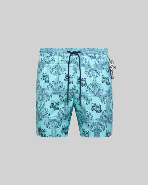 T-SWIM PSYCHO BUNNY PARA HOMBRE COLOR AZUL MB1000053409