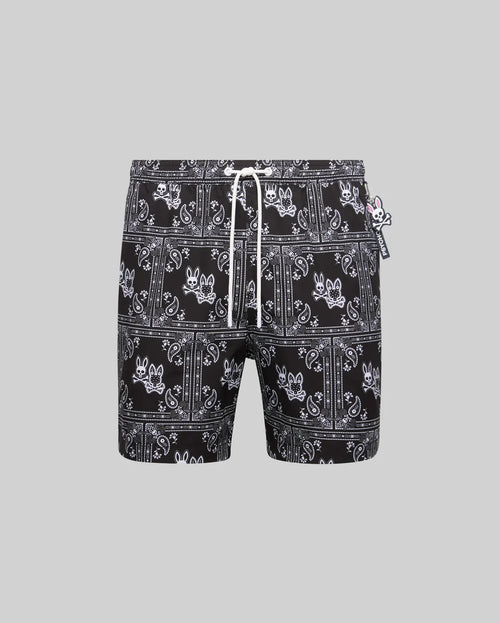 T-SWIM PSYCHO BUNNY PARA HOMBRE COLOR NEGRO MB1000053001