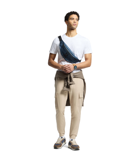 PSYCHO BUNNY CAMISETA HOMBRE CUELLO REDONDO BLANCO