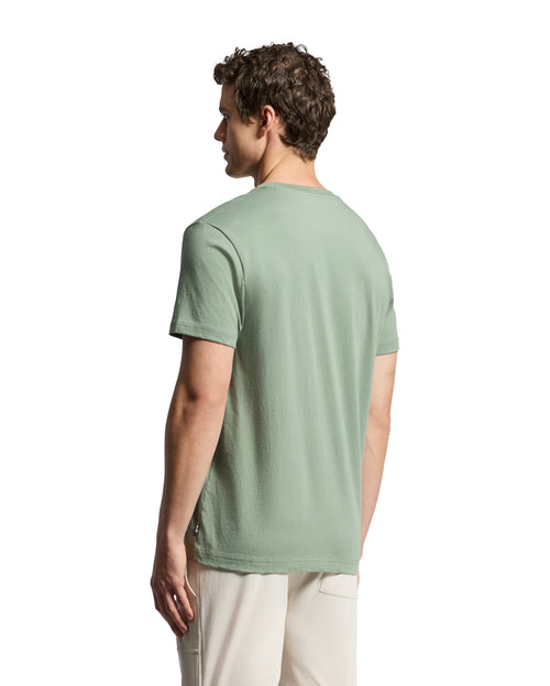 PSYCHO BUNNY CAMISETA HOMBRE CUELLO REDONDO VERDE