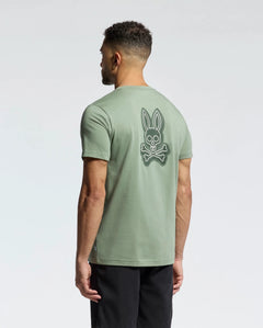 PSYCHO BUNNY CAMISETA HOMBRE CUELLO REDONDO VERDE