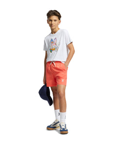 PSYCHO BUNNY CAMISETA NIÑO CUELLO REDONDO BLANCO